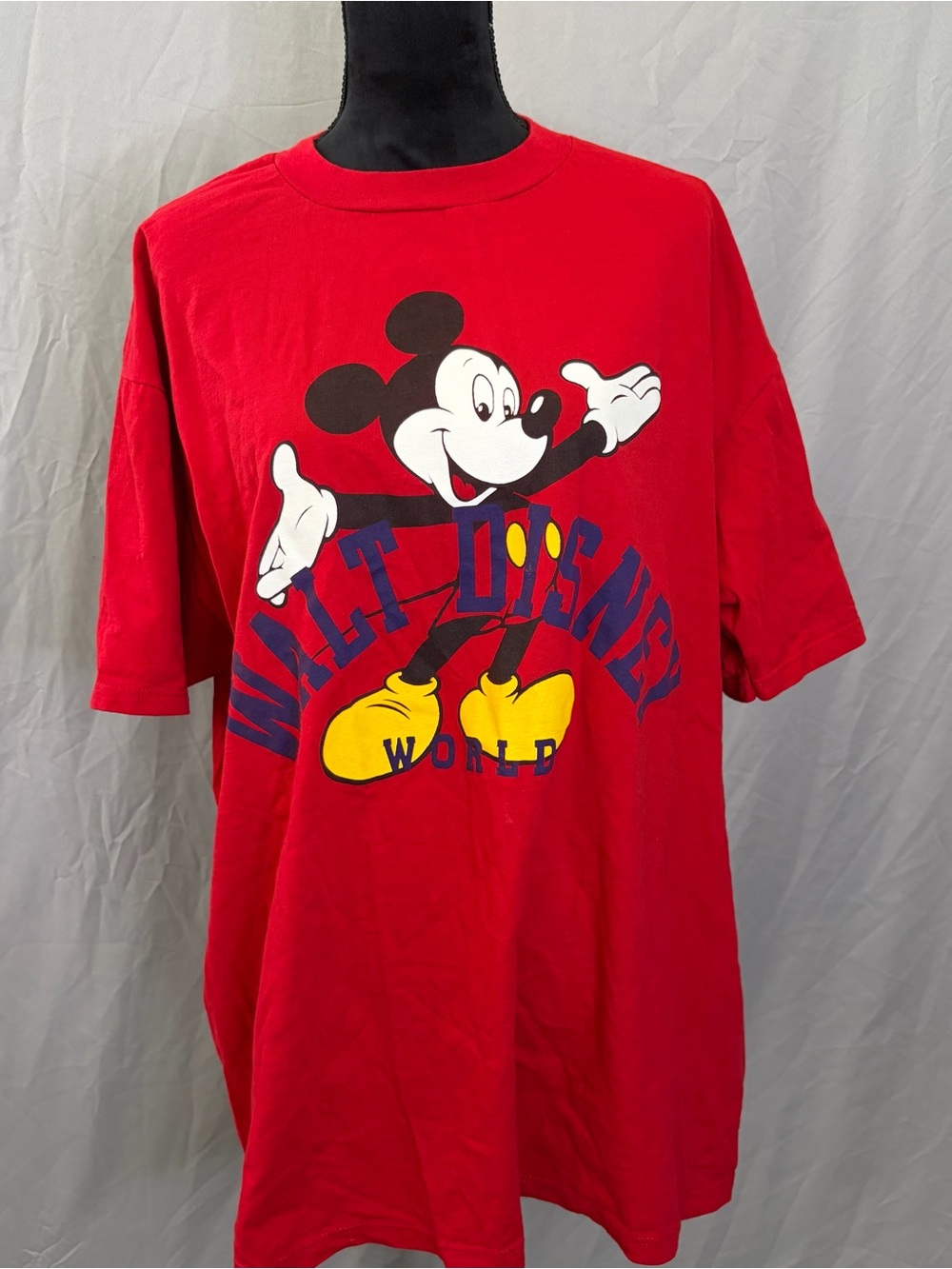 Disney Red Mickey Mouse Graphic Tee